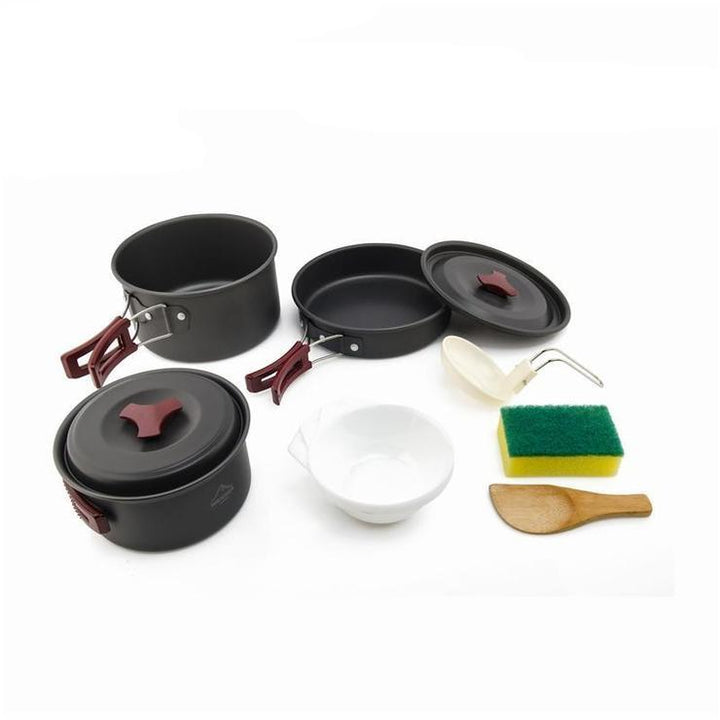Experience the Great Outdoors with Our Camping Cookware Set