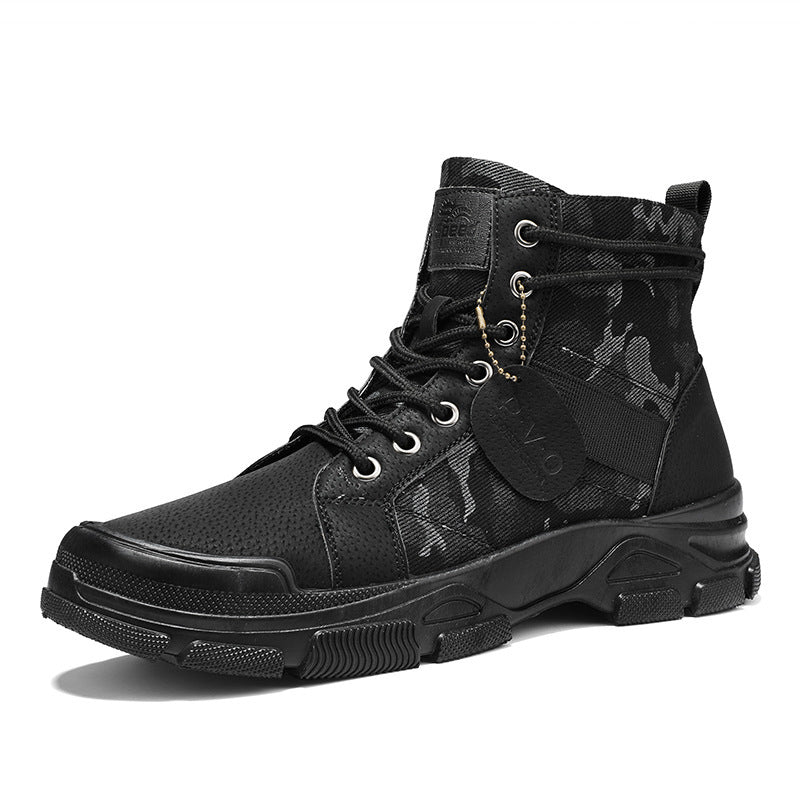Canvas High-Top Retro Outdoor Hiking Boots