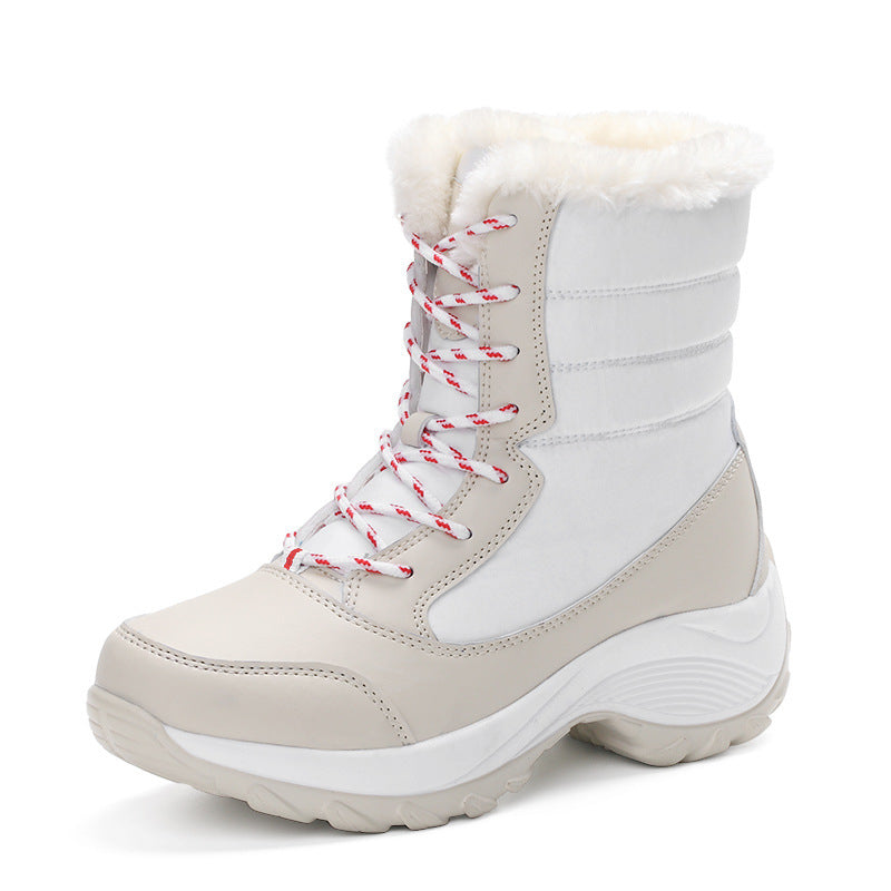 Plus velvet high-top snow boots