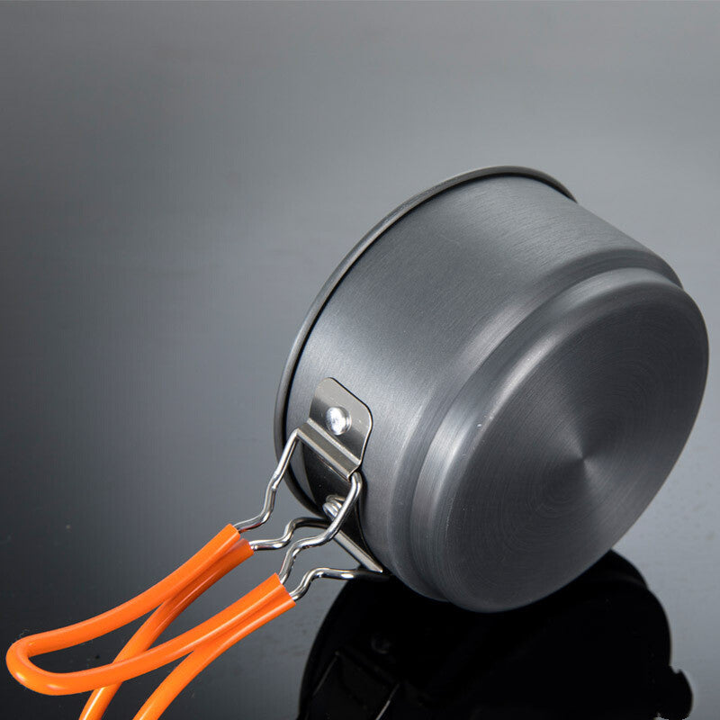 Outdoor Heat-collecting Single-pot Camping Cookware