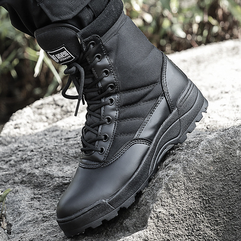 Desert combat hiking shoes