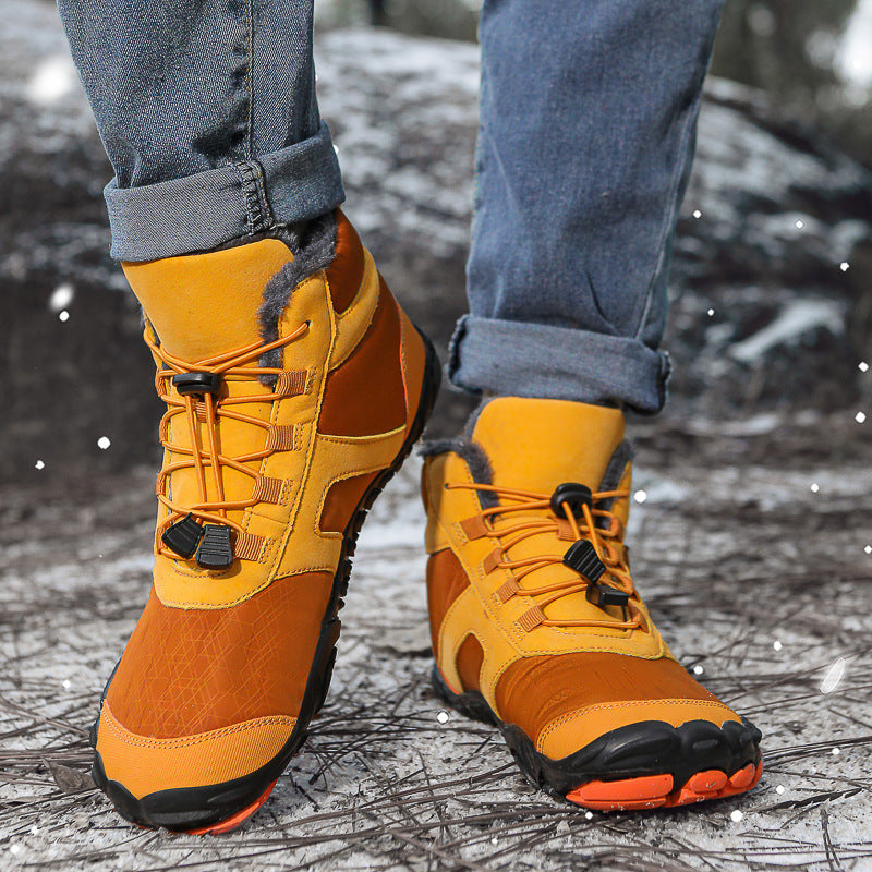 Hiking Water-repellent Cotton-padded Shoes