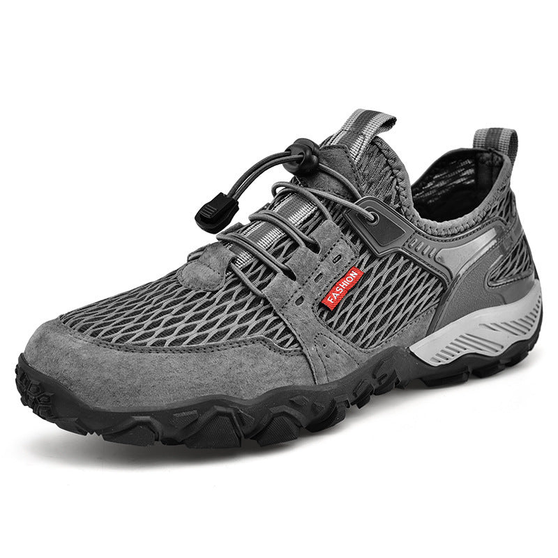 Men's Leather Breathable Outdoor Hiking Shoes