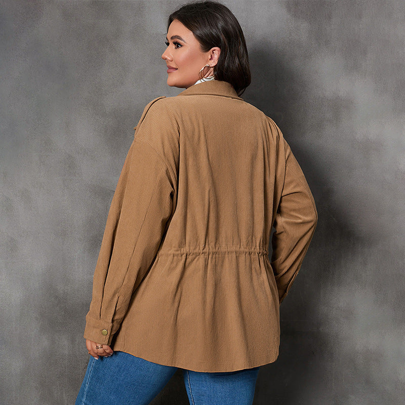 Plus Size Women's Jacket Coat Loose