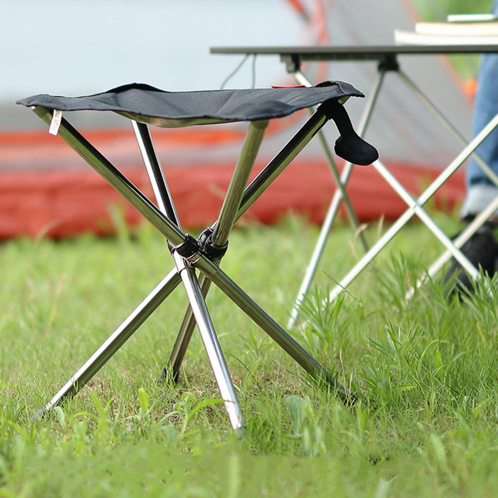 Tie Stainless Steel Camping Chair