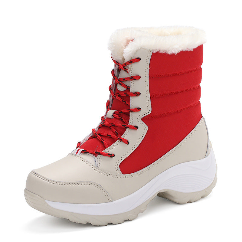 Plus velvet high-top snow boots