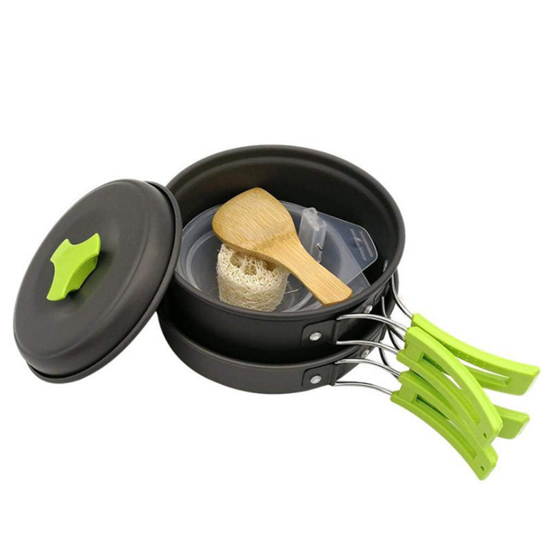 Outdoor 1-2 people camping cookware set