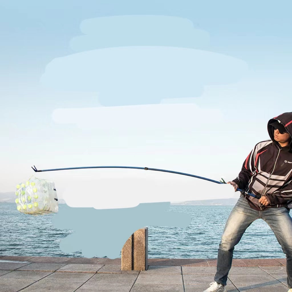 Carbon Battery Rod Support Fishing Rod