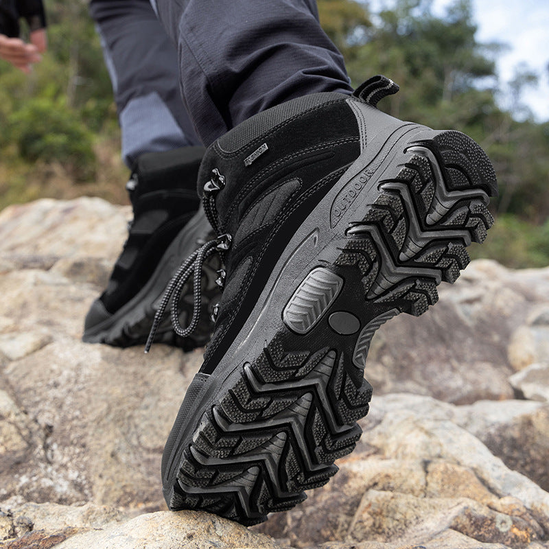 High-top Breathable Waterproof Camping Shoes