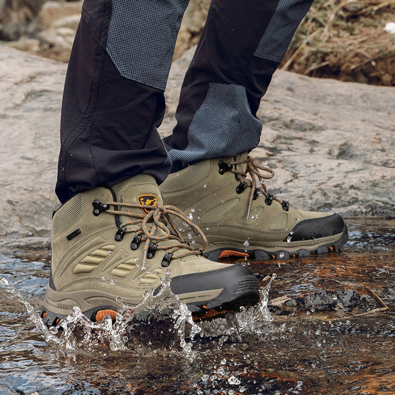 High-top Breathable Waterproof Camping Shoes
