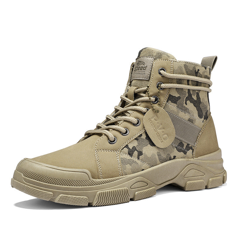 Canvas High-Top Retro Outdoor Hiking Boots