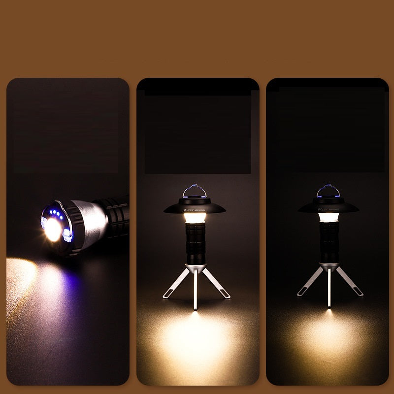 Magnetic Suction Outdoor Camping Flashlight