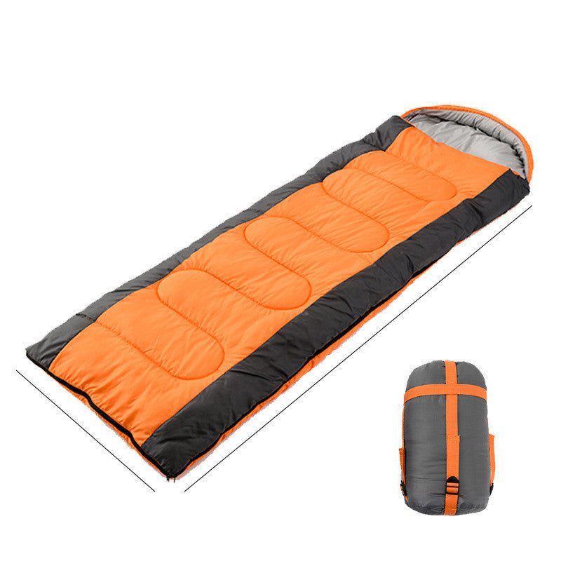 Outdoor Interlocking Hooded Camping Sleeping Bag