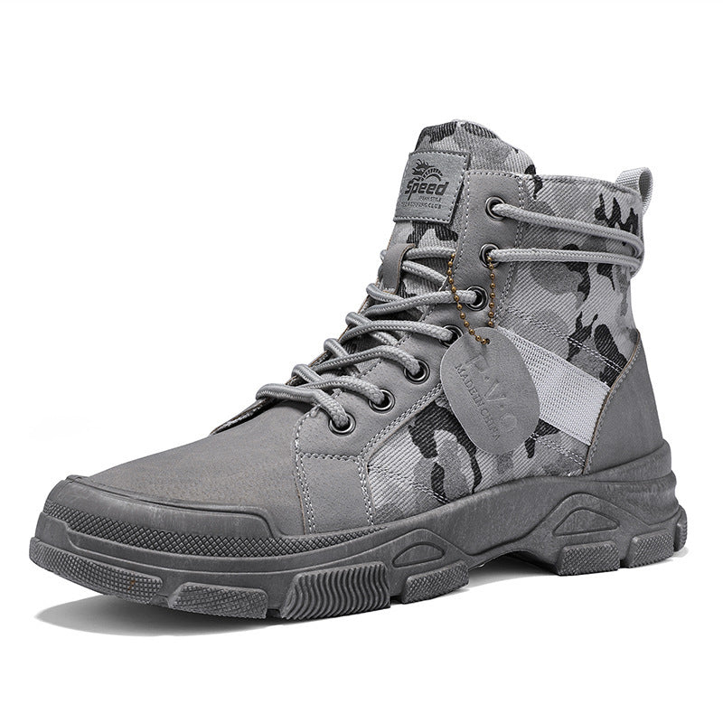 Canvas High-Top Retro Outdoor Hiking Boots